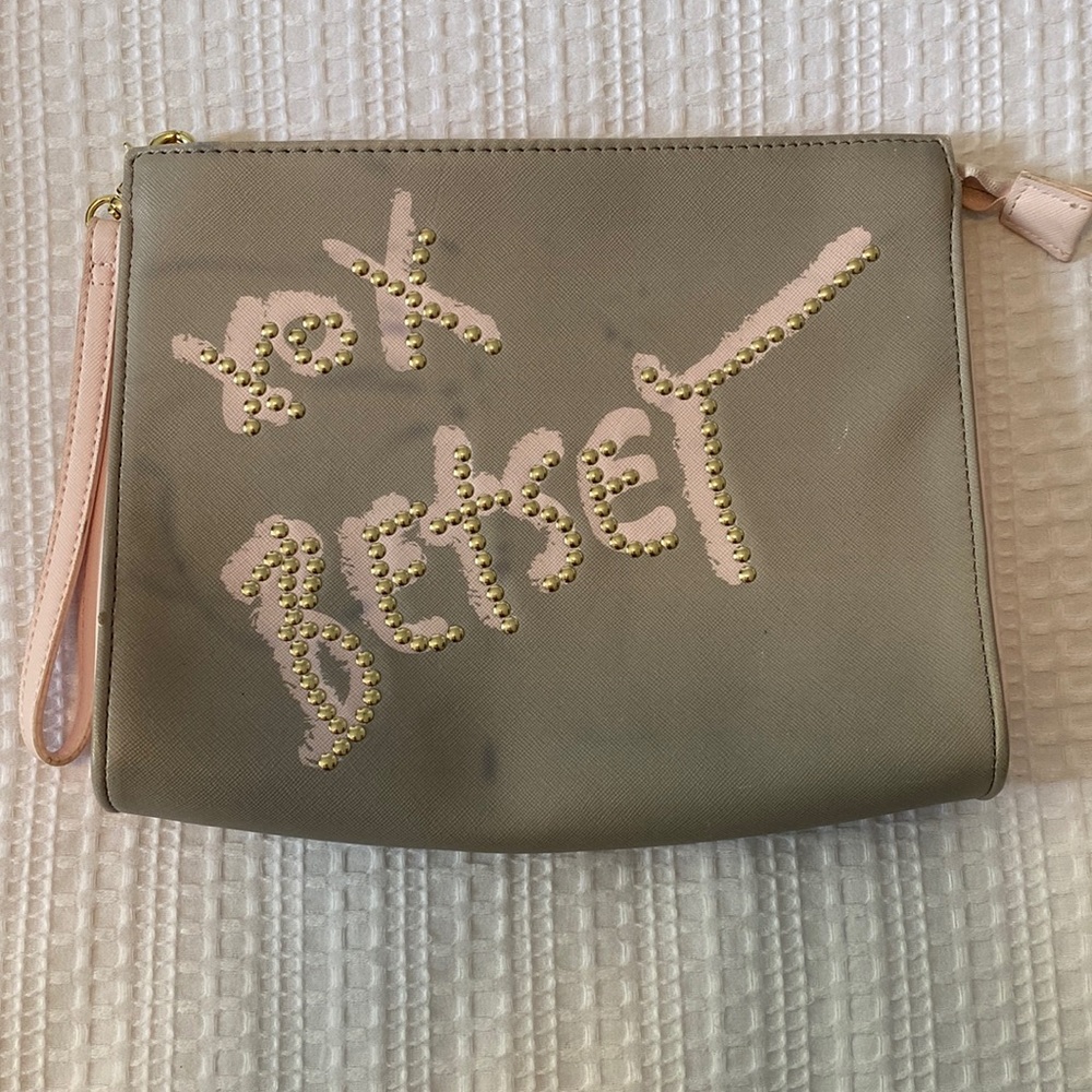 Betsey Johnson makeup clutch